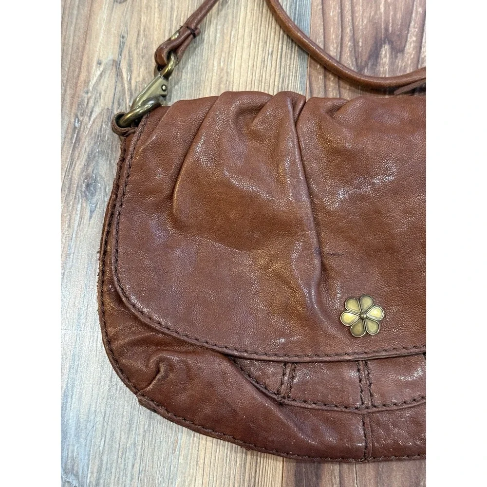 Lucky Brand Vintage ItalianLeather Boho Purse 10x7.5